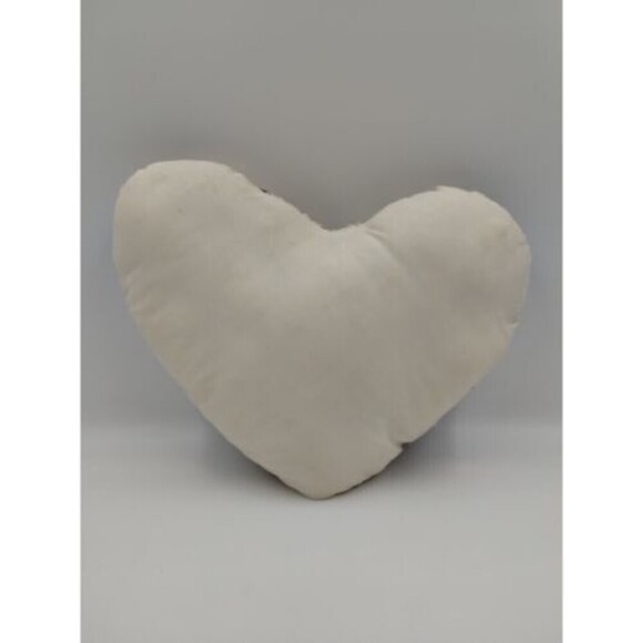 Cutter Heart Quilt Pillow Handmade Handstitched 12" Heart Primitive Vintage - Picture 2 of 11